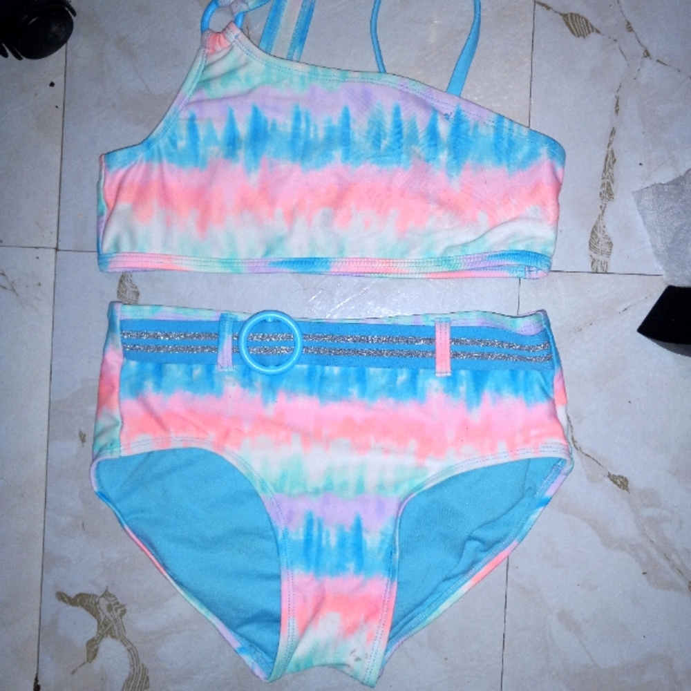 Girls size 10 Justice bathing suit